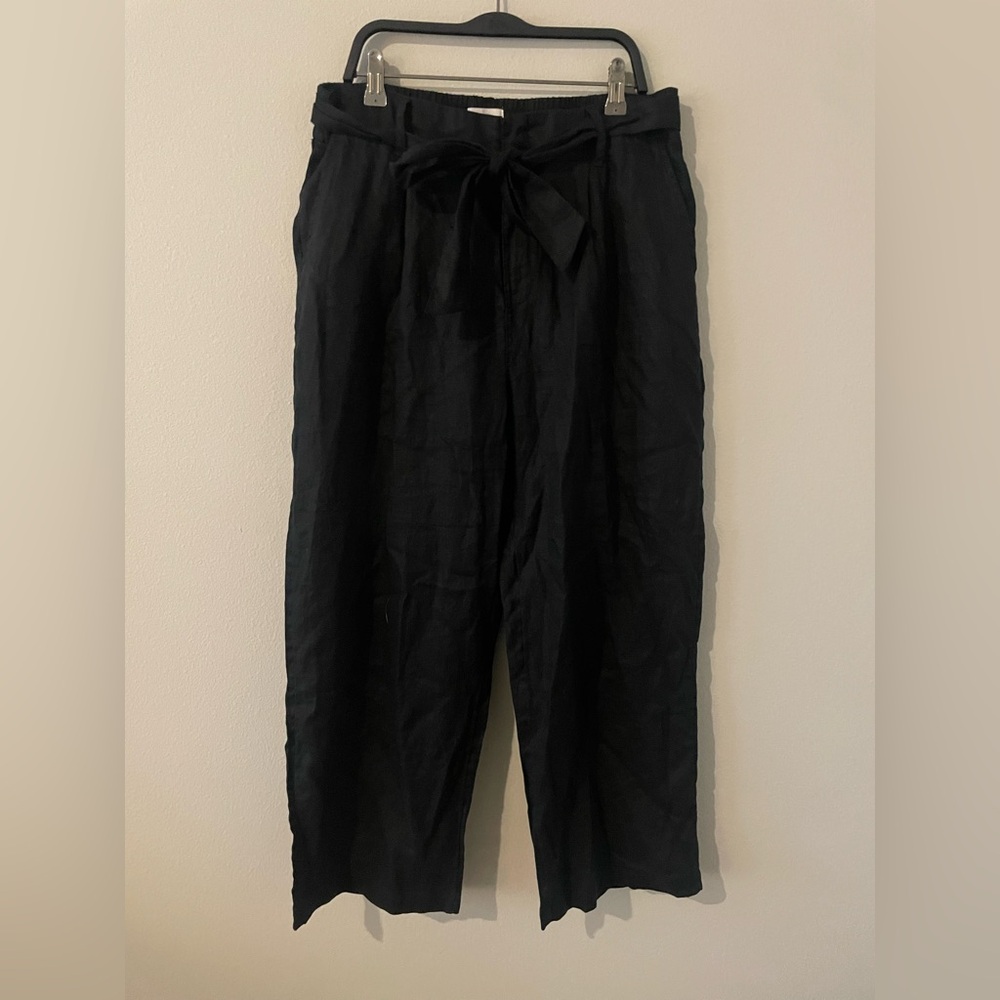 Black H by Halston Linen Pants SZ large